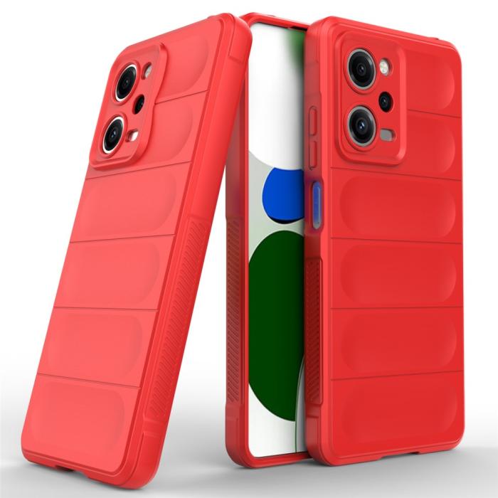 Bild 6, Xiaomi Redmi Note 12 Pro 5G Skal Magic Shield Röd