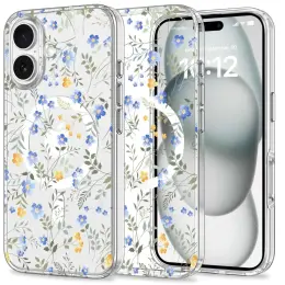 Tech-Protect iPhone 16 Skal MagSafe MagMood Spring Flowers