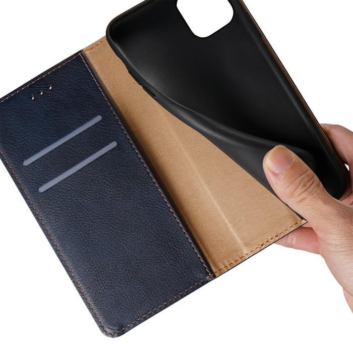 Bild 3, Xiaomi Redmi 9C Fodral Flip Läder Brun