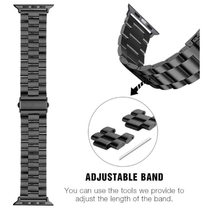 Bild 5, Lyxigt Metallarmband Apple Watch 38/40/41 mm Blå