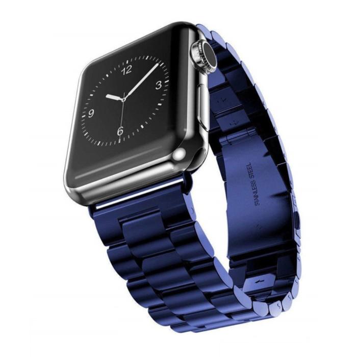 Bild 6, Lyxigt Metallarmband Apple Watch 38/40/41 mm Blå
