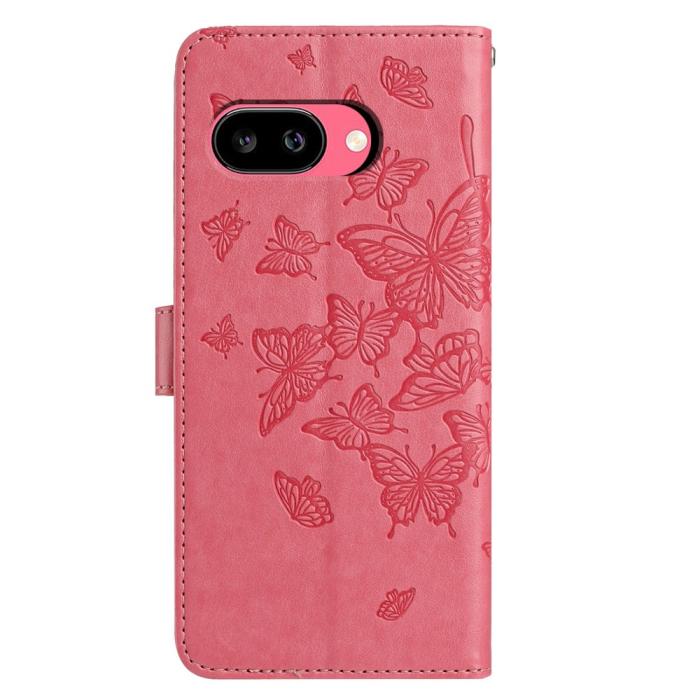Bild 5, Google Pixel 10a Fodral Med Fjäril Tryck Rosa