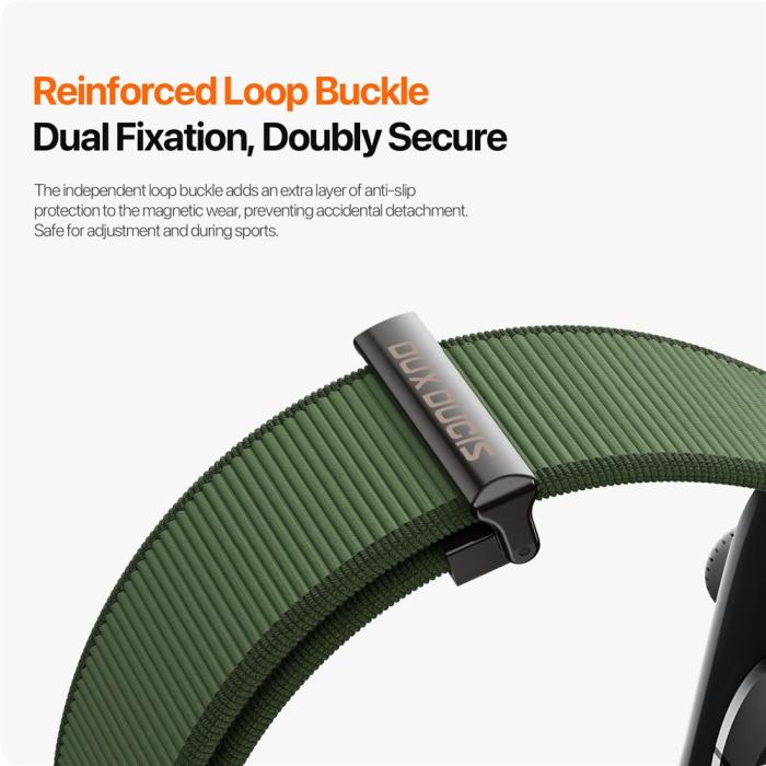 Bild 6, DUX DUCIS Apple Watch 42/44/45/46/49 mm Armband Magnetic Strap