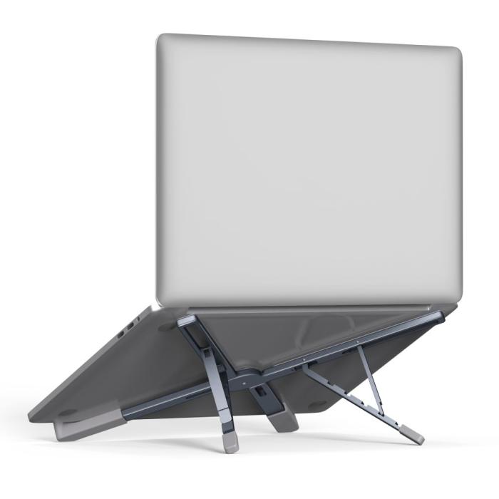 Bild 5, Tech-Protect Universal Justerbart Laptop Stativ Grå