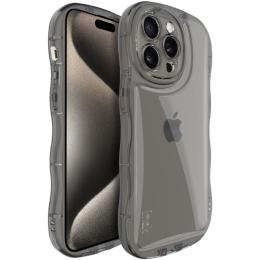 IMAK iPhone 15 Pro Skal TPU Tonad Svart