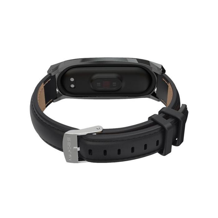 Bild 4, Tech-Protect Xiaomi Mi Smart Band 7 Armband Herms Svart