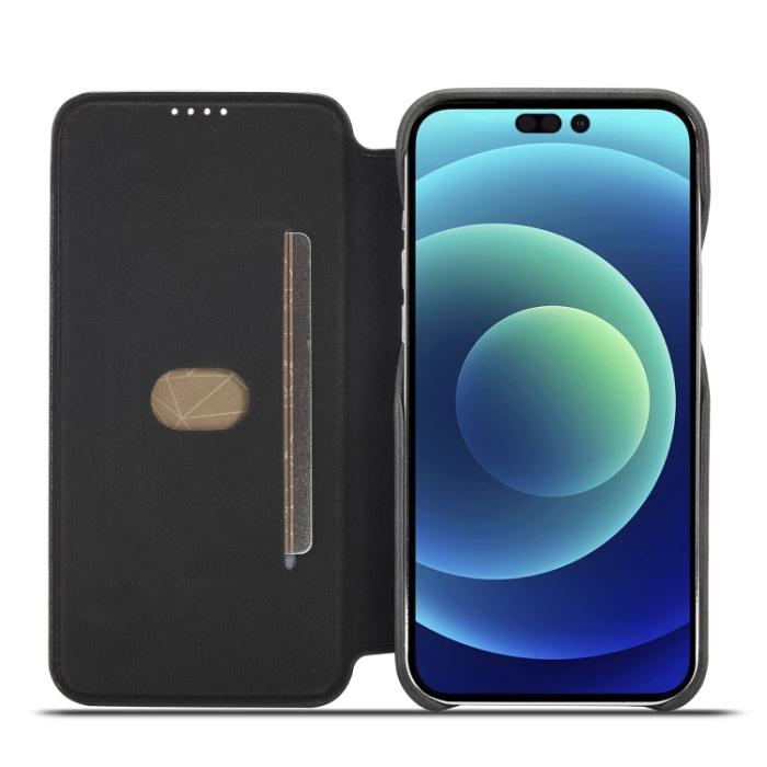 Bild 4, LC.IMEEKE iPhone 14 Pro Fodral Slim Flip Svart