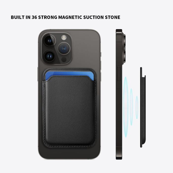 Bild 2, Magnetisk MagSafe Korthållare Ljus Rosa