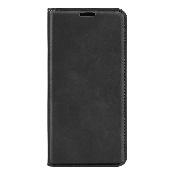 Bild 2, Xiaomi Redmi 15 Fodral Skin Touch Läder Svart