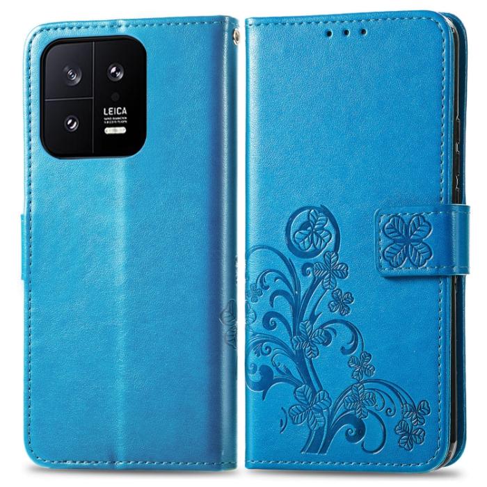 Bild 2, Xiaomi 13 5G Fodral Med Blommigt Tryck Blå