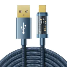 Joyroom 1.2m 20W Lightning Nylonkabel Blå