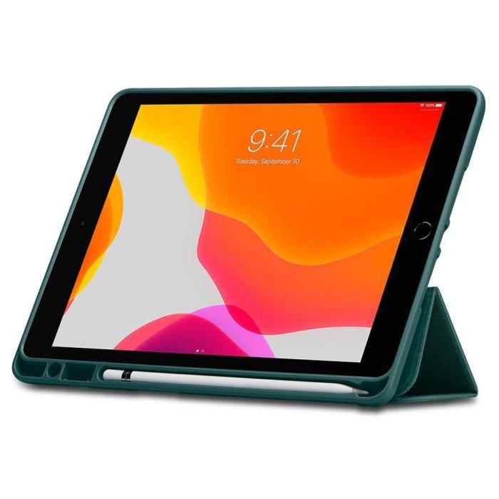 Bild 2, Spigen iPad 10.2 2019/2020/2021 Fodral Urban Fit Midnight Green
