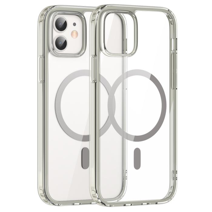 Bild 2, ColorPop iPhone 12/12 Pro Skal CH MagSafe Transparent/Titanium