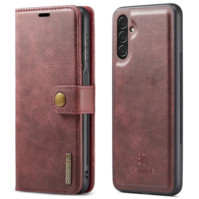 Bild 1, DG.MING Samsung Galaxy A04s / A13 5G 2in1 Magnet Fodral / Skal Vinröd
