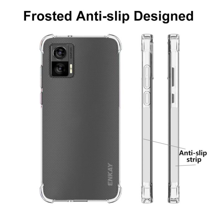 Bild 4, ENKAY Motorola Edge 30 Neo 5G Skal Shockproof Transparent