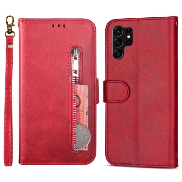 Bild 1, Samsung Galaxy S23 Ultra Fodral Multifunktionell Röd