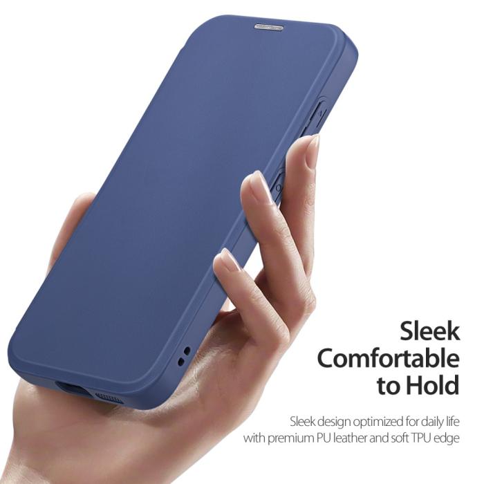 Bild 6, DUX DUCIS Galaxy S25 Fodral MagSafe Kickstand Skin X Pro Blå