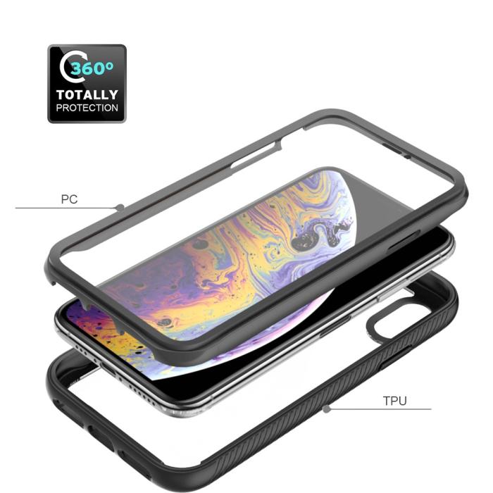 Bild 5, iPhone X/Xs Skal 360 Hybrid Defense Svart