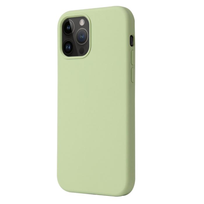 Bild 2, iPhone 15 Pro Skal Liquid Silikon Matcha Green