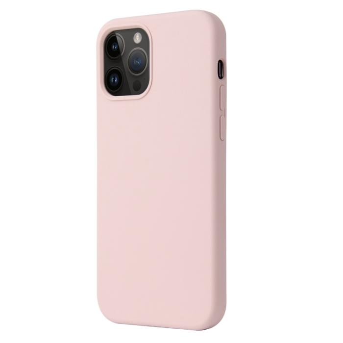 Bild 2, iPhone 15 Pro Skal Liquid Silikon Sand Pink