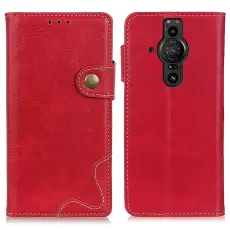 Sony Xperia Pro-I Fodral S-Line Läder Röd