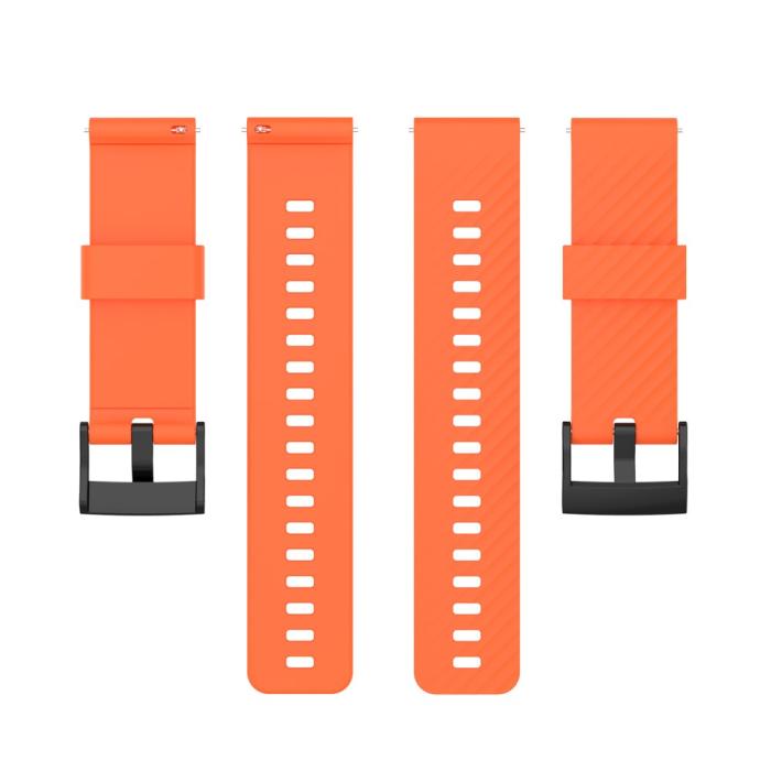 Bild 5, Silikon Armband För Suunto (24mm) Orange