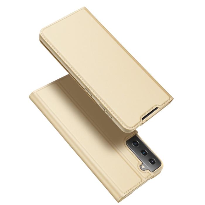 Bild 1, Samsung Galaxy S21 - DUX DUCIS Skin Pro Fodral - Guld