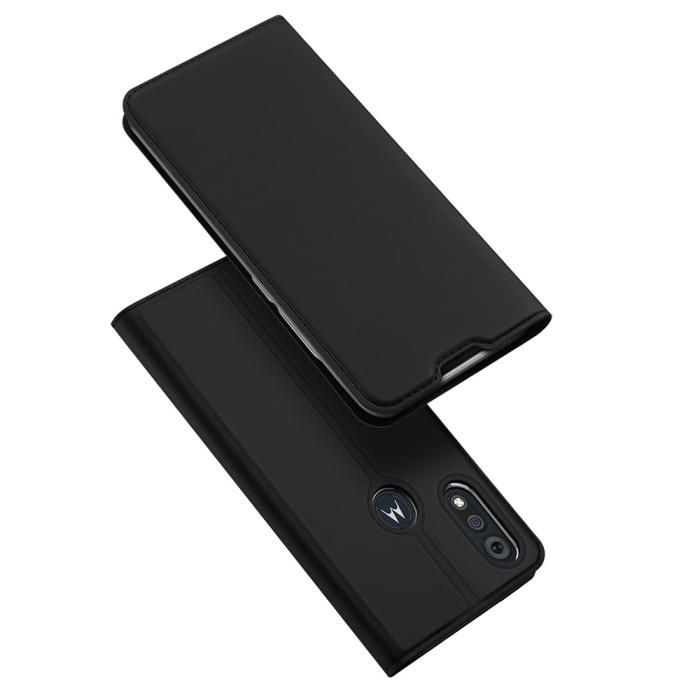 Bild 1, Motorola Moto E6s (2020) - DUX DUCIS Skin Pro Plånboksfodral - Svart