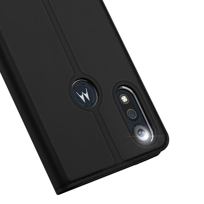 Bild 3, Motorola Moto E6s (2020) - DUX DUCIS Skin Pro Plånboksfodral - Svart