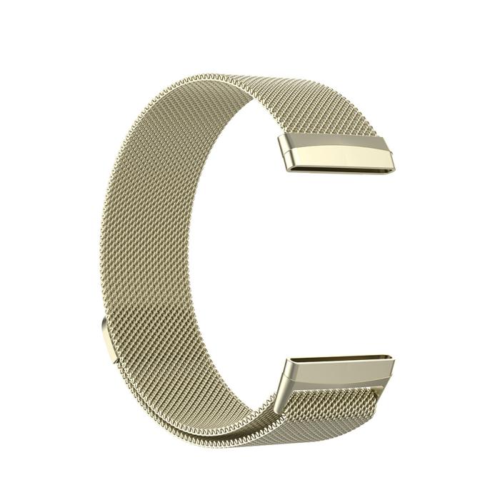 Bild 5, Milanese Loop Metall Armband Fitbit Versa 3/Fitbit Sense - Guld