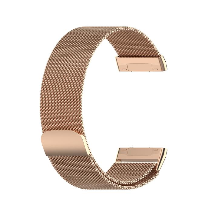 Bild 1, Milanese Loop Metall Armband Fitbit Versa 3/Fitbit Sense - Roséguld