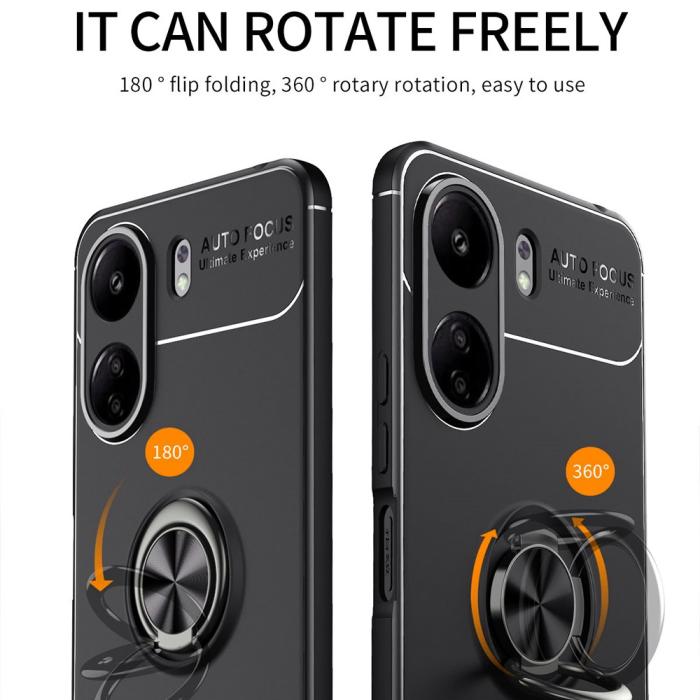 Bild 3, Xiaomi Redmi 13C 4G Skal Ring Svart/Röd