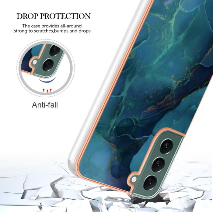 Bild 5, Samsung Galaxy S23 Plus Skal Marmor TPU Grön
