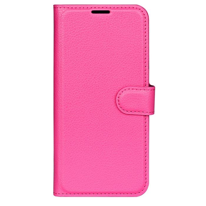 Bild 5, Samsung Galaxy A35 5G Fodral Läder Litchi Rosa