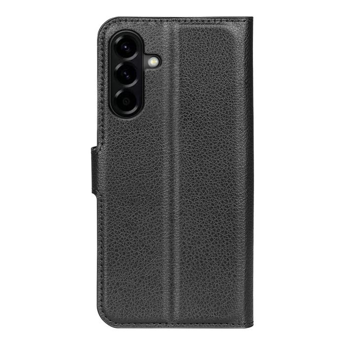Bild 6, Samsung Galaxy A57 5G Fodral Litchi Läder Svart