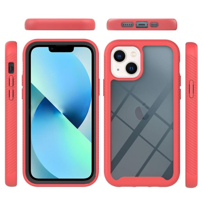 Bild 6, iPhone 15 Skal 360 Hybrid Shockproof Röd