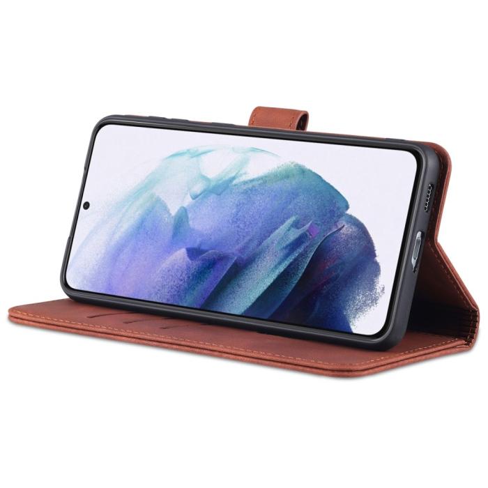 Bild 3, AZNS Samsung Galaxy S23 Plus Fodral Läder Svart