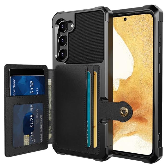 Bild 1, Samsung Galaxy S23 Skal Med Magnetisk Plånbok Svart