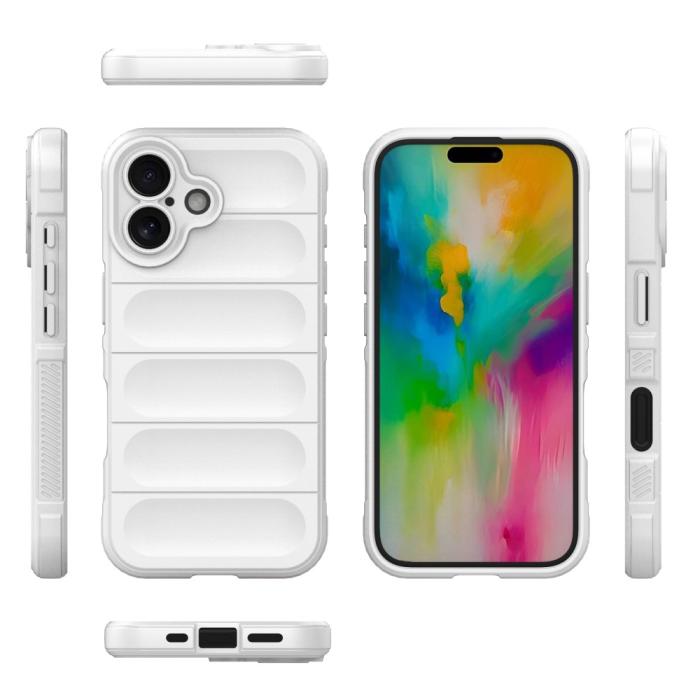 Bild 2, iPhone 16 Plus Skal Magic Shield Vit