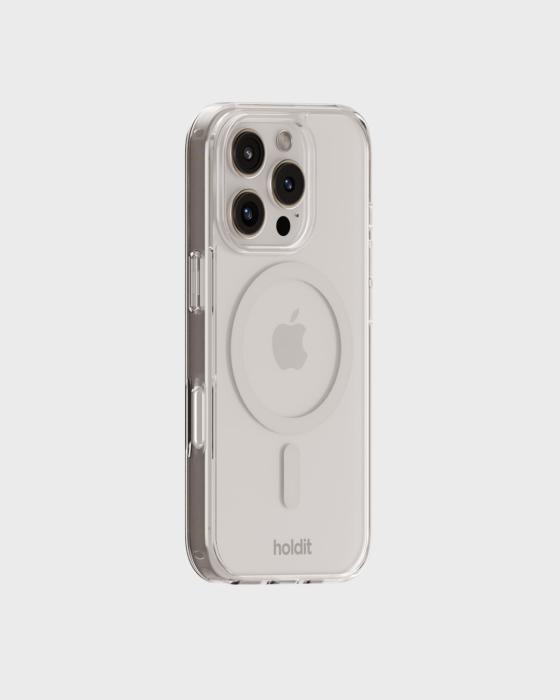 Bild 2, holdit iPhone 16 Pro Max Mobilskal MagSafe Vit/Transparent