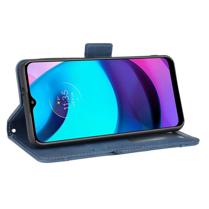 Bild 5, Motorola Moto E20 Fodral Med Avtagbart Kortfodral Blå