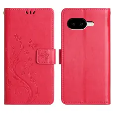 Google Pixel 10a Fodral Med Blommigt Tryck R&ouml;d