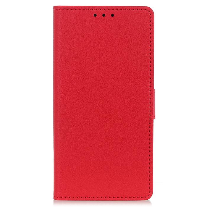 Bild 2, Motorola Moto G51 Fodral Läder Röd