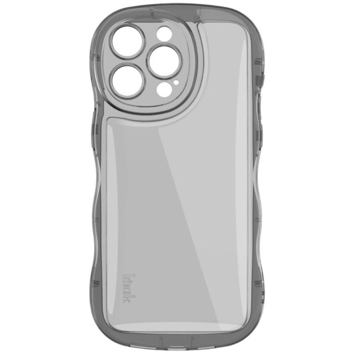 Bild 3, IMAK iPhone 15 Pro Skal TPU Tonad Svart