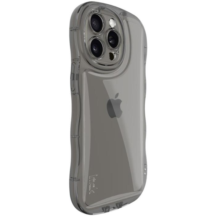 Bild 4, IMAK iPhone 15 Pro Skal TPU Tonad Svart