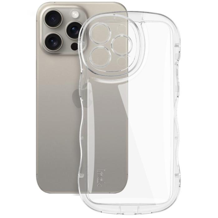 Bild 2, IMAK iPhone 15 Pro Skal TPU Transparent