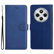 Xiaomi Redmi 14C Fodral L&auml;der Bl&aring;