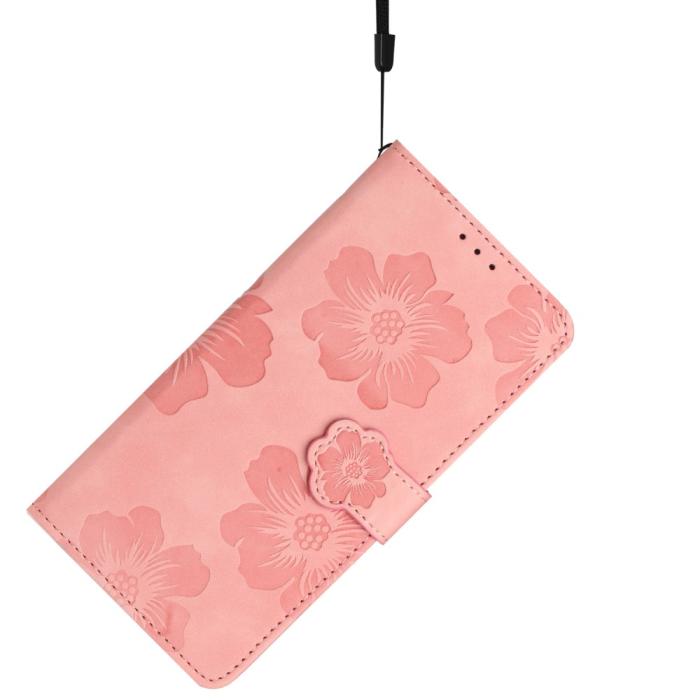 Bild 6, Samsung Galaxy S24 Ultra Fodral Blommigt Tryck Rosa