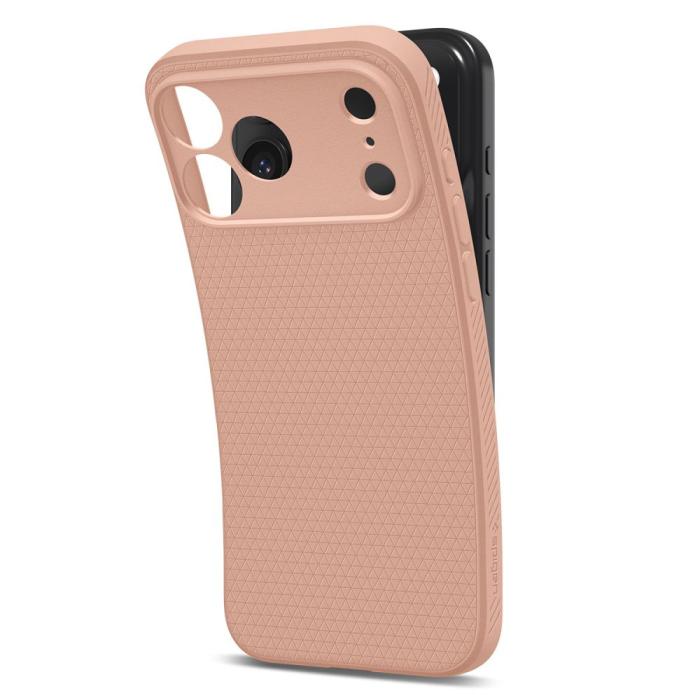 Bild 6, Spigen iPhone 17 Pro Max Skal Liquid Air Rose Titanium