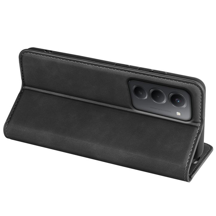 Bild 5, Xiaomi Redmi 15 Fodral Skin Touch Läder Svart